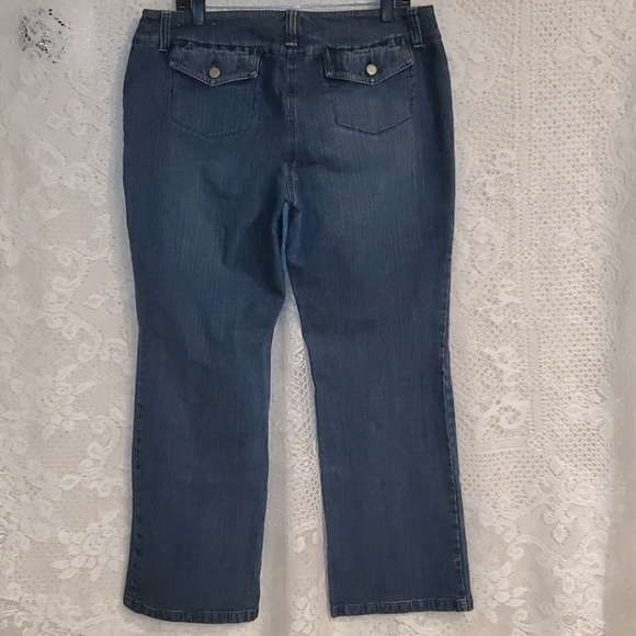 Ann Taylor Loft boot cut early Y2K 2000's jean sz 14 sailor jeans - Picture 7 of 13